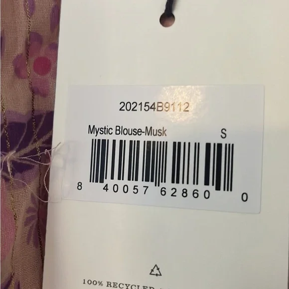 Spell and the Gypsy Pink Mystic Blouse Musk NWT - Picture 7 of 7